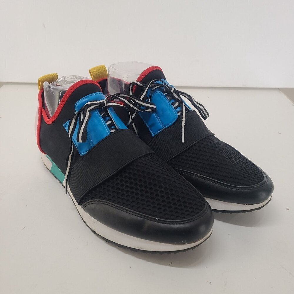 Steve Madden Women's Antics Black Multi Color Sneaker Size 10 Sporty Casual